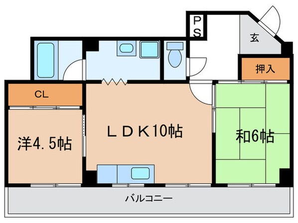 ドウエル須磨の物件間取画像